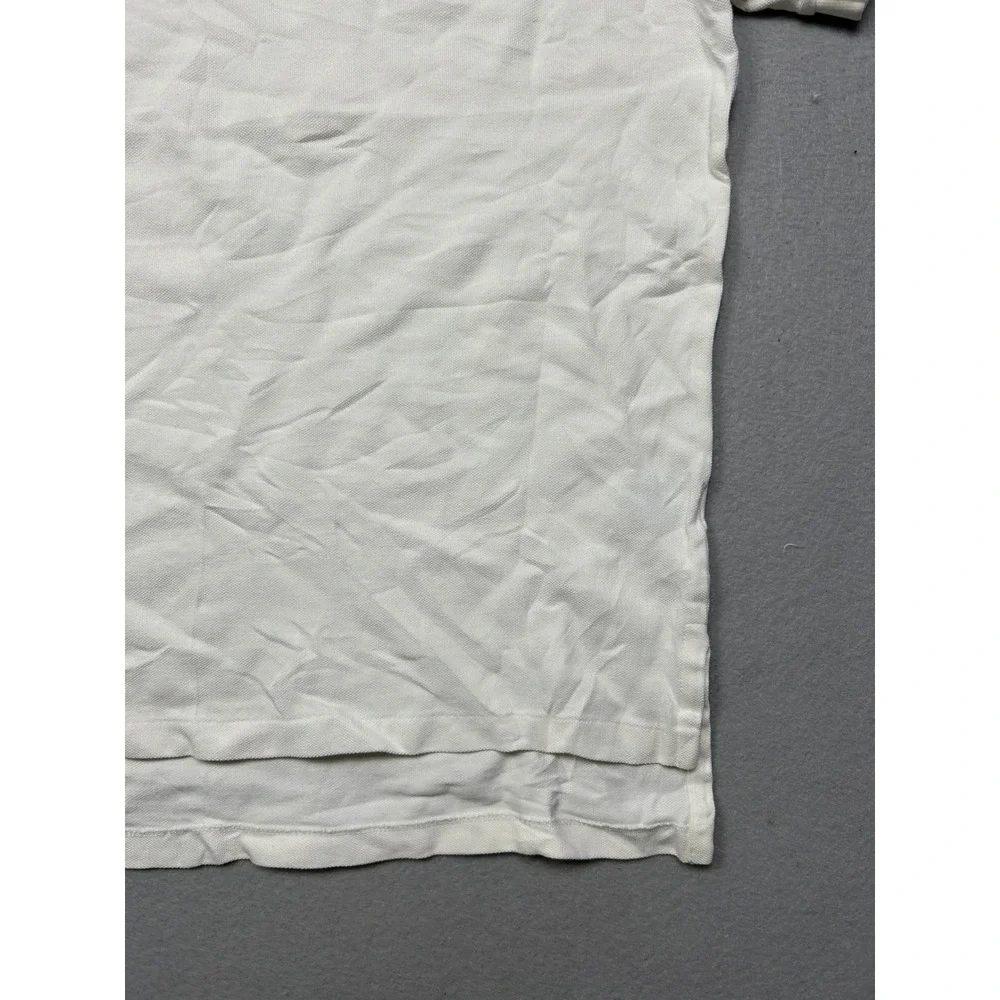 Polo Ralph Lauren Polo Shirt Cotton Pique White L Mens